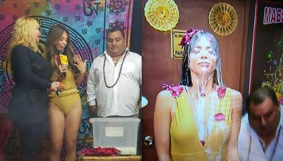 Susy Díaz señaló que el ritual de baño con leche de burra, al cual se sometió junto a Sheyla Rojas, ha sido todo un éxito.