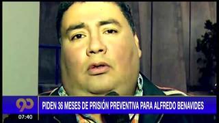 Piden 36 meses de prisión preventiva para Alfredo Benavides por presunto delito de lavado de activos
