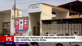 Piura: denuncian venta ilegal de medicinas en exteriores del Hospital Santa Rosa