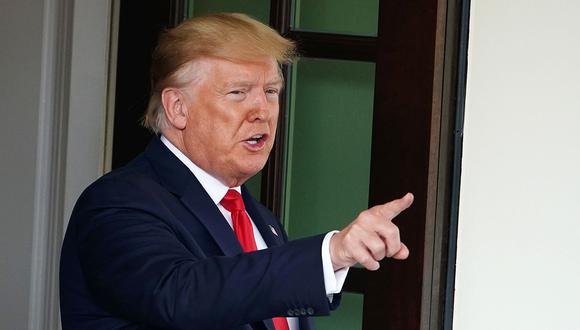 Donald Trump fue tildado de "fascista" por la legisladora Ilhan Omar. (Foto: AFP)