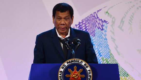 Presidente Rodrigo Duterte en la mira internacional por comentarios polémicos. (AFP)