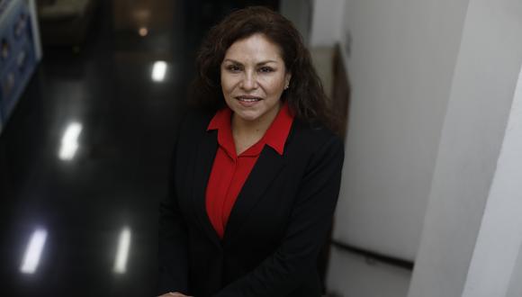 Eliana Revollar asumió la conducción de la Defensoría del Pueblo el 30 de abril último, en reemplazo de Walter Gutiérrez. (@photo.gec/César Campos)