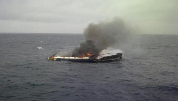 Un peruano murió en incendio de barco pesquero en España. (EFE)