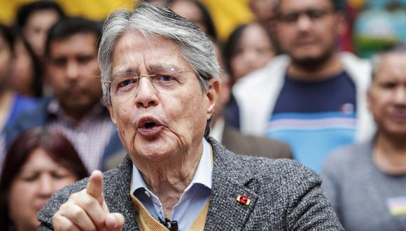 “Lasso es uno más de esa derecha débil que no gobierna como derecha cuando llega al poder”. (Foto de Bolivar Parra / Secretaria de comunicación de Ecuador / AFP)