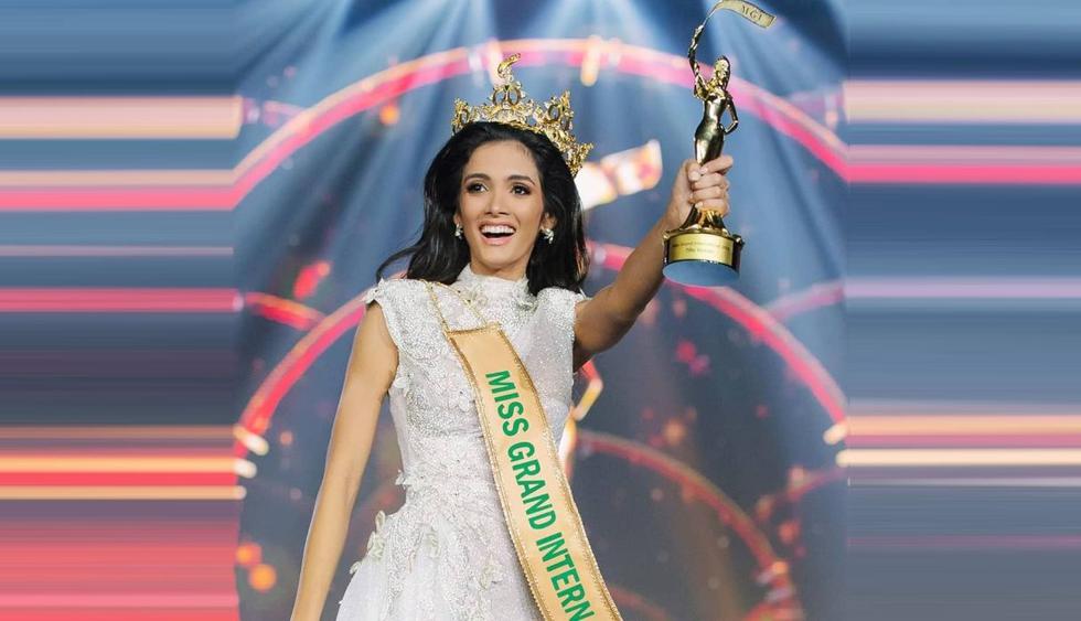 Clara Sosa, Miss Paraguay, se desmayó tras ser nombrada ganadora del&nbsp;Miss Grand International. (Foto: Facebook Miss Grand International)