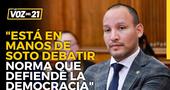 Alejandro Muñante: “Está en manos de Soto debatir norma que defiende la democracia”
