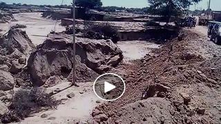 La Libertad: San Pedro de Lloc se inundó por desborde del río Chilco [Video]