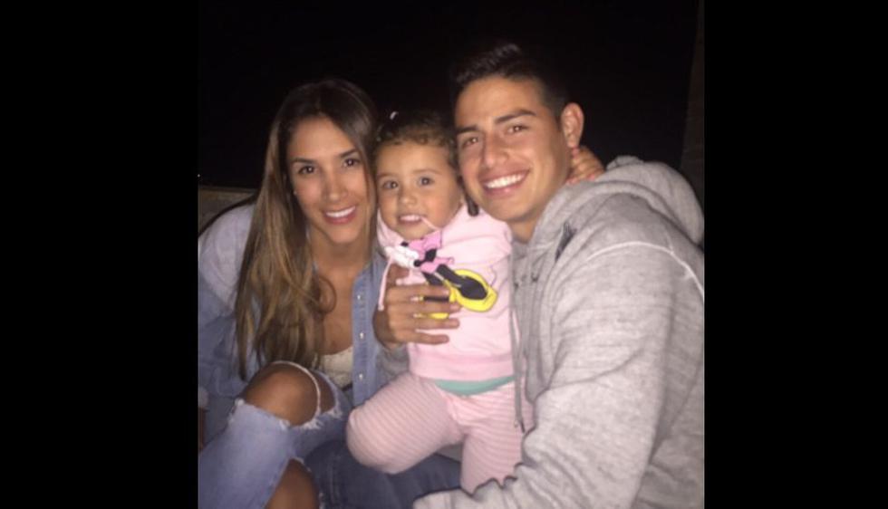 James y Daniela estuvieron juntos durante seis años y tuvieron una hija: Salomé. (Instagram: jamesrodriguez10)