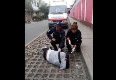 Lanzan cadáver en las inmediaciones de la municipalidad de San Juan de Lurigancho