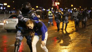 Rusia: más de 10.000 personas fueron arrestadas desde el inicio de las protestas pro-Navalny