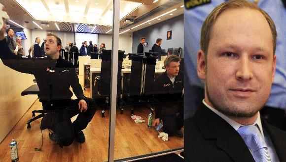 Preparativos en el tribunal de Oslo donde se juzgará a Breivik. (AP/Reuters)