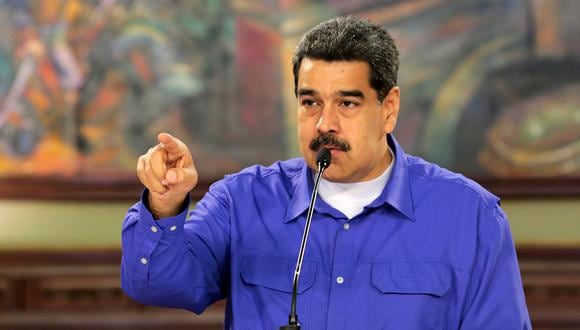 Nicolás Maduro señaló que Juan Guaidó protagonizó la "madre de todos los escándalos" por fotos donde aparece junto a presuntos miembros de banda criminal. (Foto: AFP)