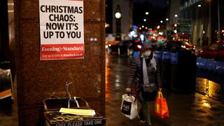 Londres cierra de nuevo entre preocupación por los contagios en Navidad 