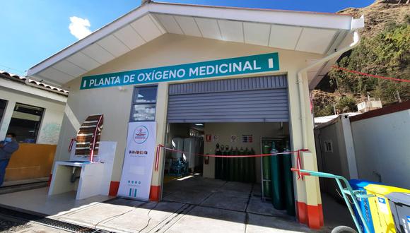 Inauguran planta de oxígeno en hospital departamental para pacientes COVID-19 (Foto: Municipalidad Huancavelica).