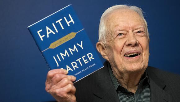Jimmy Carter, de 95 años, se recupera de una operación para aliviar la presión encefálica que sufría. (Foto: AFP/Archivo)
