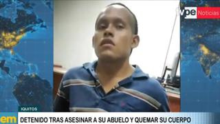Iquitos: nieto asesina a su abuelo porque no quiso prestarle dinero para comprar drogas
