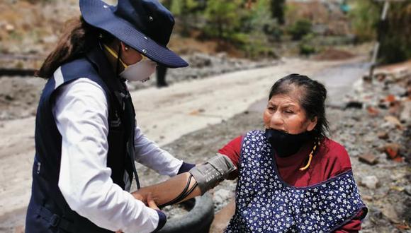 Arequipa: Habitantes de Pozo Negro son atendidos por infecciones respiratorias y estomacales tras intensas lluvias (Foto: Geresa)