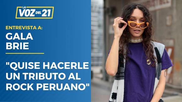 Gala Brie: "Quise rendir homenaje al rock peruano"