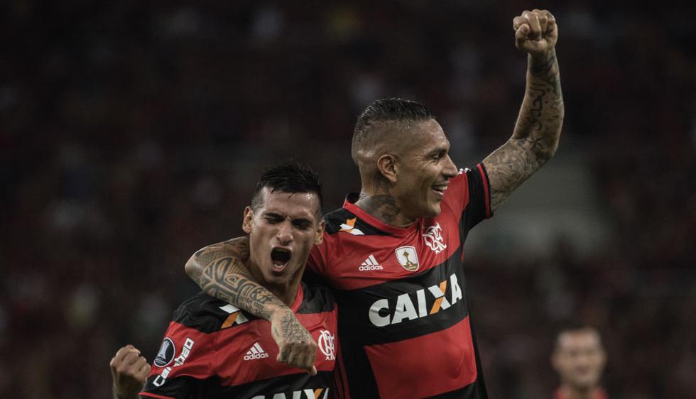 Flamengo venció por 4 -0 al San Lorenzo por la Copa Libertadores. (AFP)