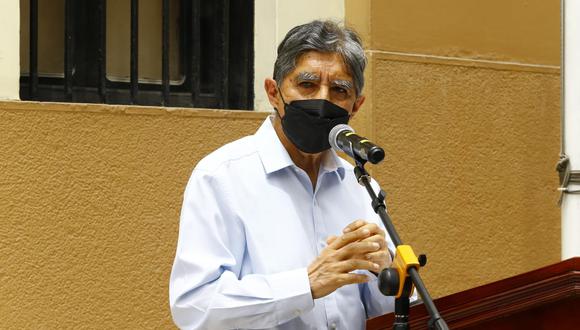 Avelino Guillén, ministro del Interior, dijo que no puede revelar si hay discrepancias en el proceso de asignación de cargos en la PNP. (Foto: Allen Quintana / @photo.gec)