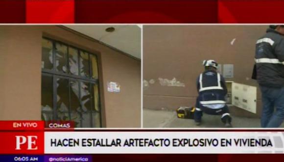 Inicialmente se pensó que la explosión habría sido originada por una mala conexión de gas. (Foto: Captura/América Noticias)