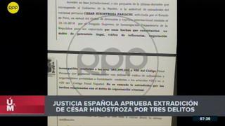 Justicia española aprueba la extradición de César Hinostroza por tres delitos