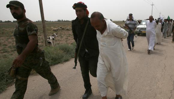 Trece hombres son ejecutados en la horca tras ser sentenciados por terrorismo. (Foto: Mohammed Sawaf/AFP)