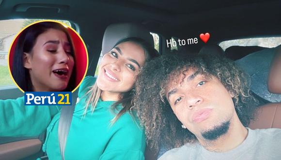 Samahara Lobatón posteó una historia de Instagram confirmando que viajó junto a su hija.(Foto: ATV / Instagram)