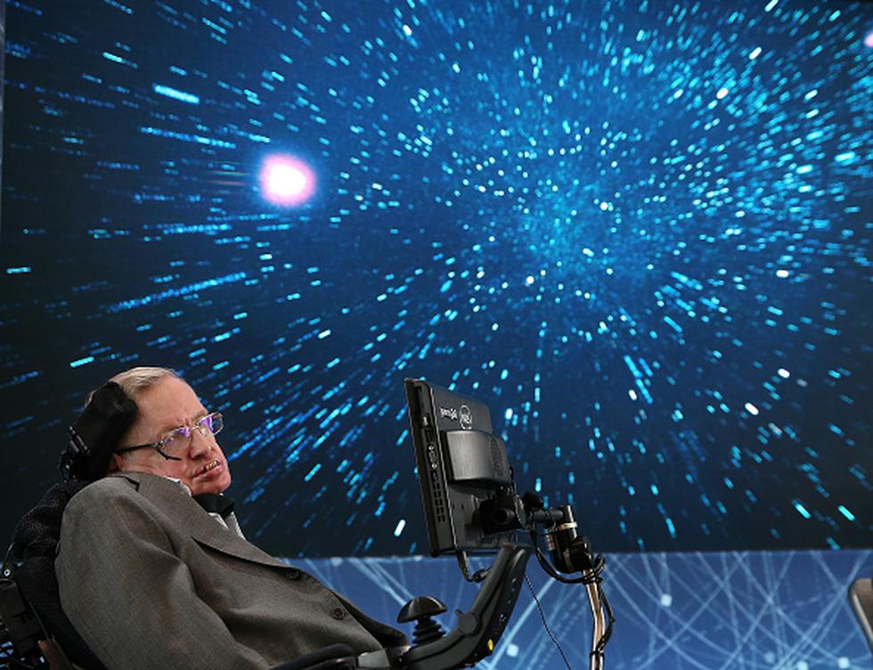 Hawking y su contundente mensaje en los Paralímpicos del 2012: "Miren a las estrellas, no a los pies". (Getty)
