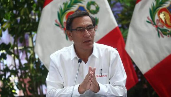 Vizcarra anunció que su Gobierno no permitirá aglomeración de personas, a partir de este 27. (GEC)