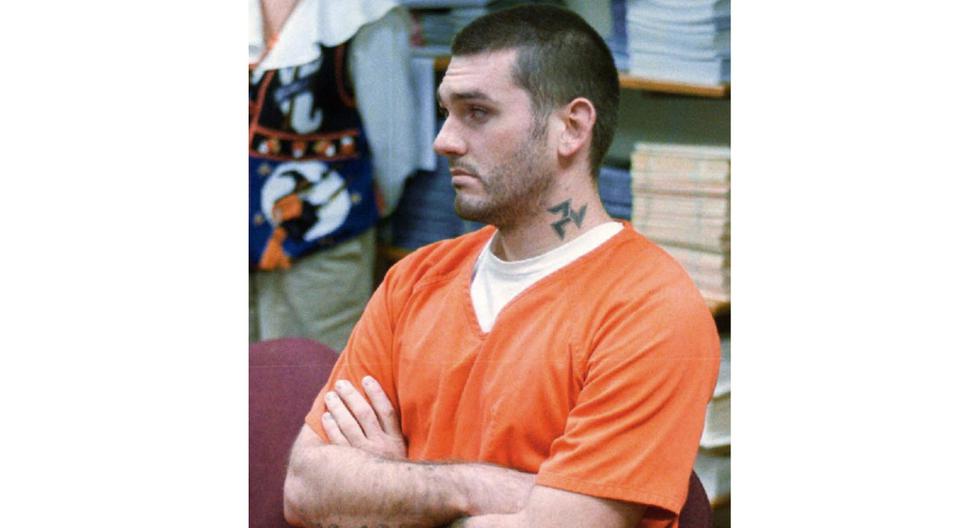En esta foto de archivo del 31 de octubre de 1997, Danny Lee espera su audiencia de acusación por asesinato en el Centro de Detención del Condado de Pope en Russellville, Arkansas. (Dan Pierce/The Courier/AP).
