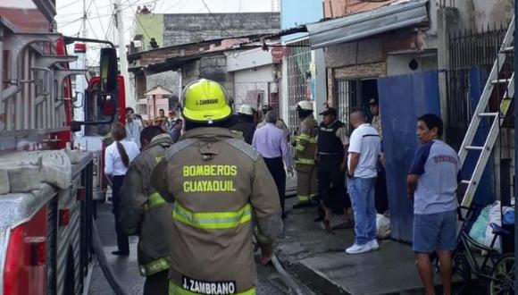 Ese sábado se dictó prisión preventiva para dos personas por el presunto delito de homicidio en relación con el incendio de una clínica de rehabilitación. (Foto: Fiscalía de Ecuador)