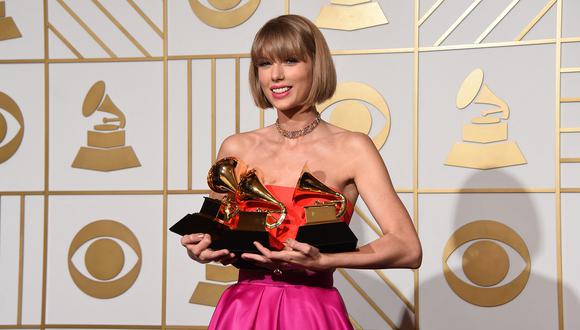 Taylor Swift parte como una de las favoritas en la edición 63 de la entrega de los Grammy Awards. (Foto: MARK RALSTON / AFP)
