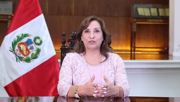 La presidenta Dina Boluarte participó a través de un video en la reunión de mandatarios sudamericanos en Brasil. (Foto: Presidencia de la República)