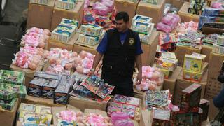 Sunat incauta 10 toneladas de juguetes de contrabando en Pucusana