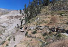 Arequipa: Inician remoción de escombros en el río Colca tras deslizamiento de tierra