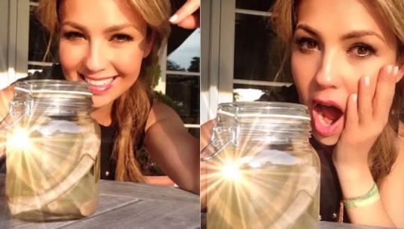 Las supuestas costillas de Thalía alborotan las redes sociales. (Instagram)