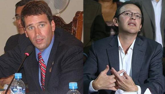 Valenzuela y Santos enfrentados por precandidatura. (Difusión/Rafael Cornejo)