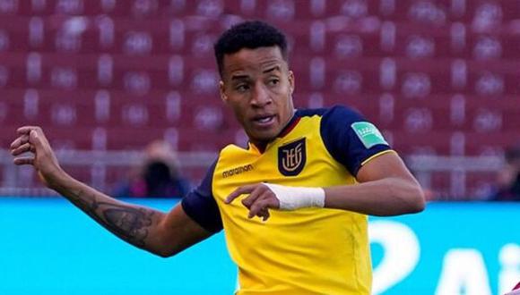 Byron Castillo jugó varios partidos para la  selección ecuatoriana en las Eliminatorias Qatar 2022. Foto: Captura.