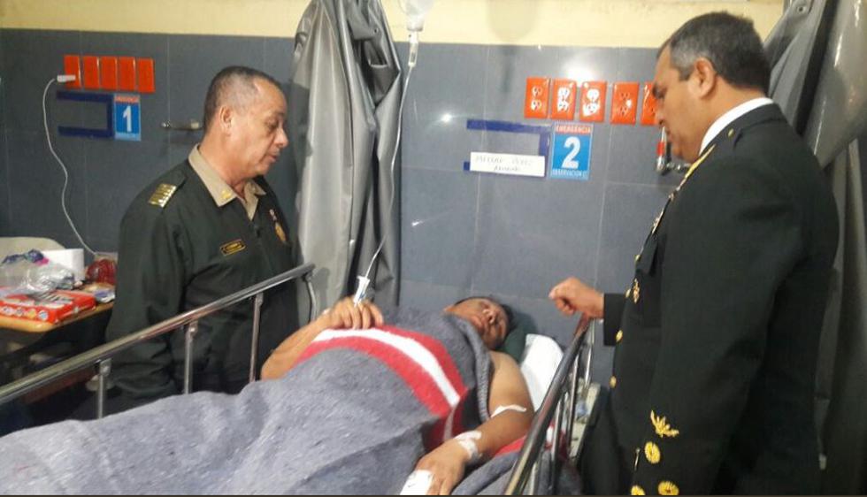 El ataque dejó como saldo 5 agentes heridos. (PNP)