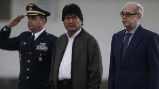 Evo Morales arribó a Lima para participar en gabinete binacional