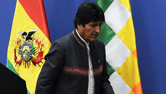 Evo Morales, presidente reelecto de Bolivia. Jefe de misión de las OEA que audita elecciones bolivianas decidió renunciar este viernes. (Foto: AFP)