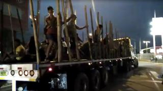 PNP interviene camión con más de treinta extranjeros [VIDEO]