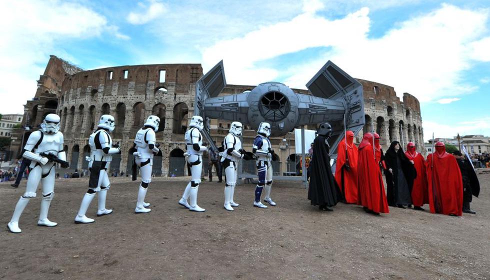 Los fanáticos de la eterna creación de George Lucas instauraron este 4 de mayo como el Día de Star Wars en el mundo. (AFP)