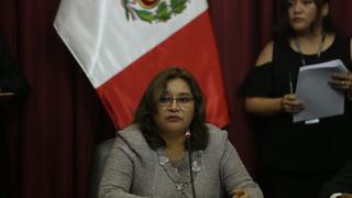 Janet Sánchez señaló que Comisión de Ética debería investigar denuncia contra Héctor Becerril