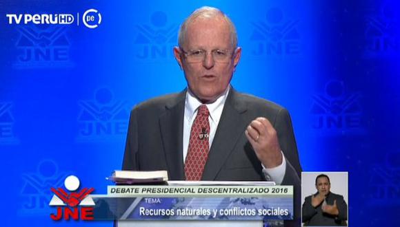 Jurado Nacional de Elecciones retira a traductor de señas del primer debate presidencial. (Captura)
