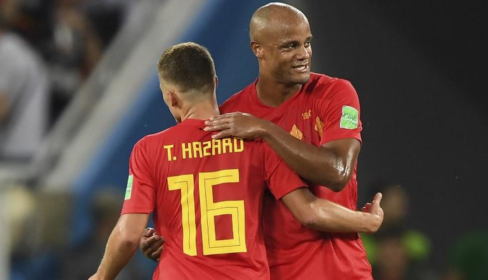 Kompany espera que Bélgica supere a Brasil y acceda a las semifinales de la Copa del Mundo 2018.&nbsp; (AFP)