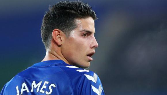 James Rodríguez dejó Real Madrid y fichó por Everton por dos temporadas. (Foto: AFP)