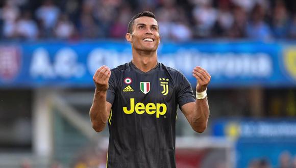 Cristiano Ronaldo debutó en la victoria de Juventus. (Foto: AFP)