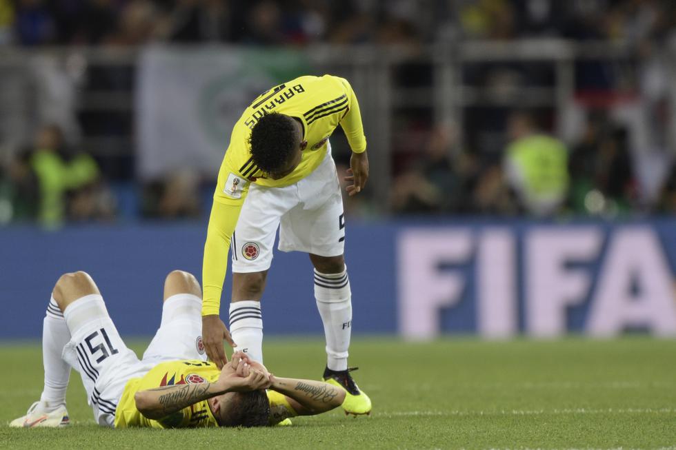 Inglaterra vs. Colombia: Seleccionados 'cafeteros' lloran al ser eliminados de Rusia 2018 (AFP)